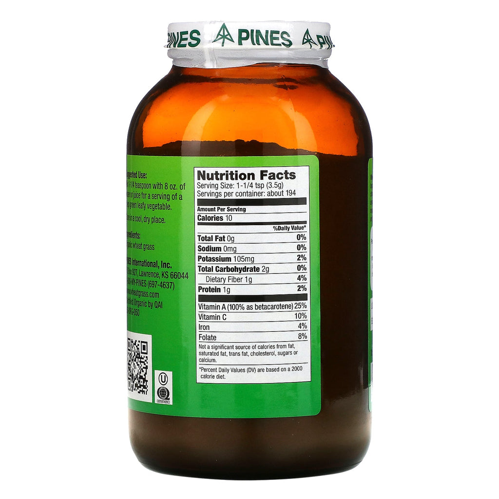 Pines International, Pines Wheat Grass, Powder, 1.5 lbs (680 g)