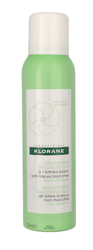Klorane 24H Spray Deodorant Effektivitet - Althea 125 ml