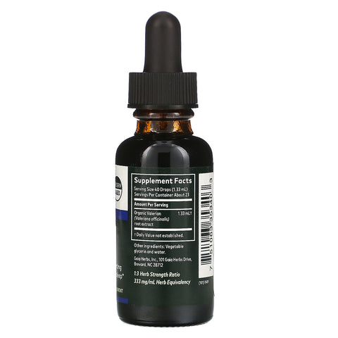 Gaia Herbs, Valerian Root, 1 fl oz (30 ml)