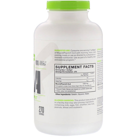 MusclePharm, Essentials, CLA, 1,000 mg, 270 Softgels