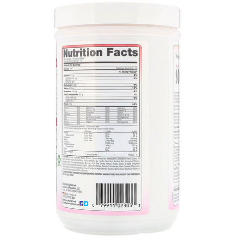 Naturade, Total Soy, Meal Replacement, Strawberry Cream, 17.88 oz (507 g)