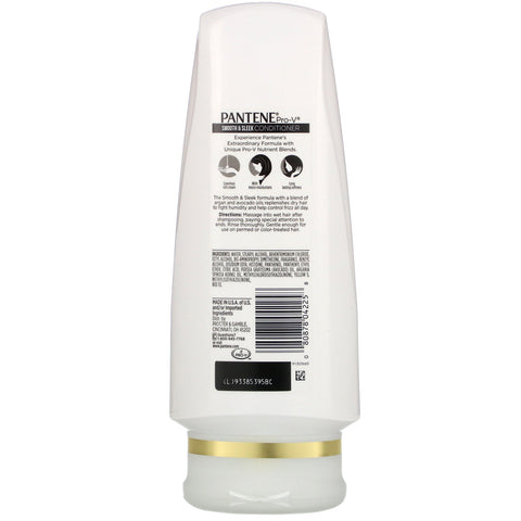 Pantene, Pro-V, Smooth & Sleek Conditioner, 12 fl oz (355 ml)