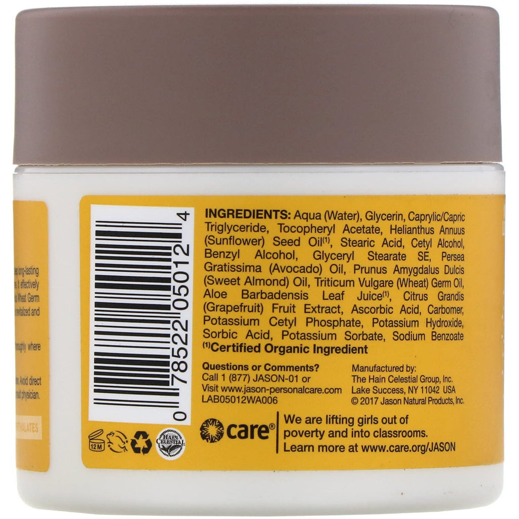 Jason Natural, Revitalizing Vitamin E Moisturizing Creme, 5,000 IU, 4 oz (113 g)