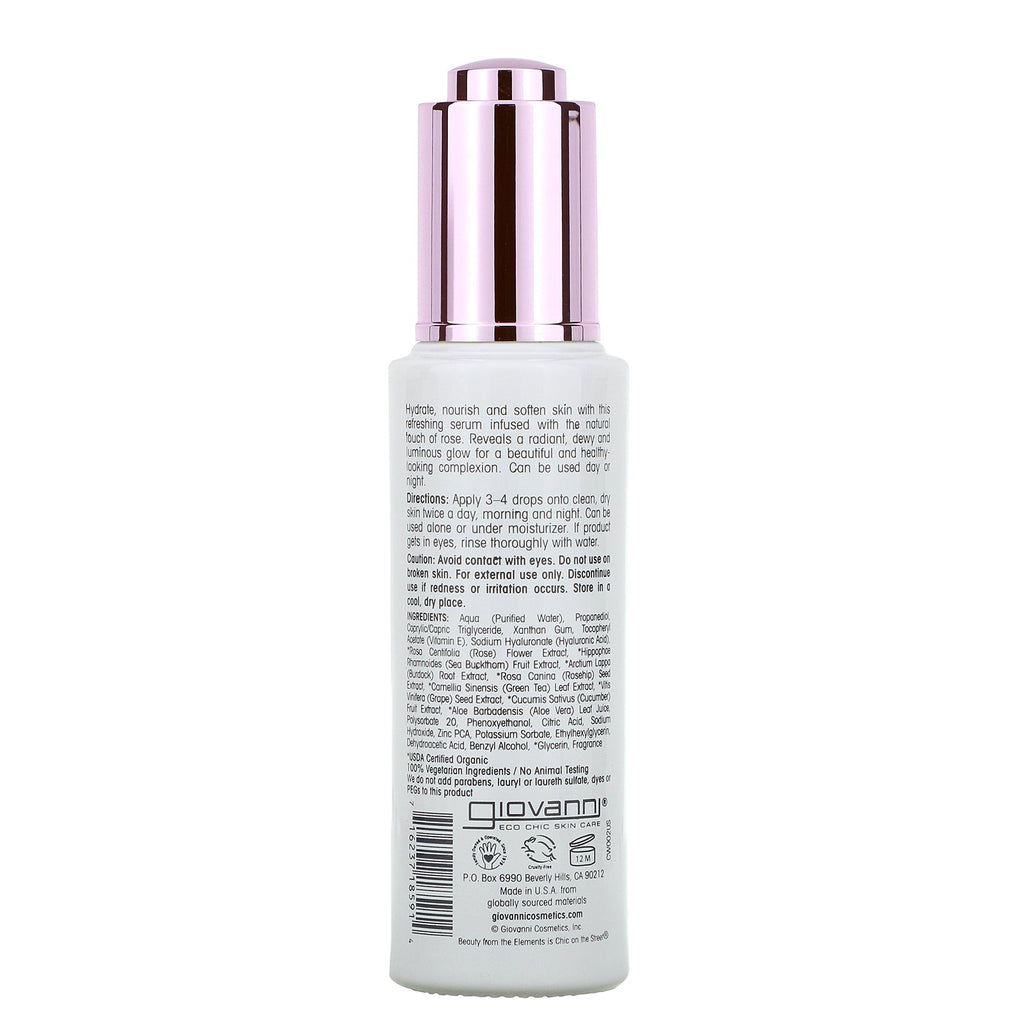 Giovanni, Hydrating Facial Serum, Rose, 1.6 fl oz (47 ml)