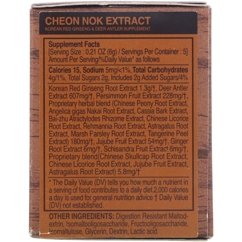 Cheong Kwan Jang, Cheon Nok Extract, Korean Red Ginseng & Deer Antler, 1.06 oz (30 g)