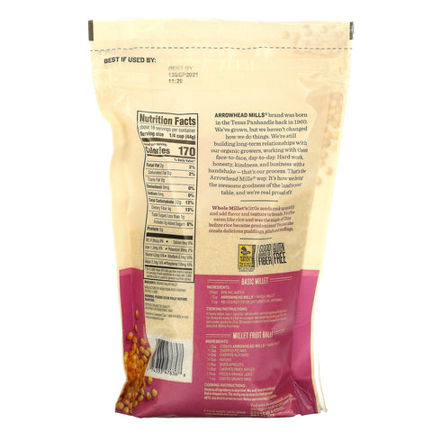 Arrowhead Mills,  Whole Millet, Gluten Free, 28 oz (793 g)