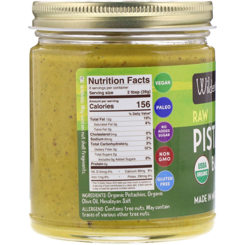 Wilderness Poets,  Raw Pistachio Butter, 8 oz (227 g)