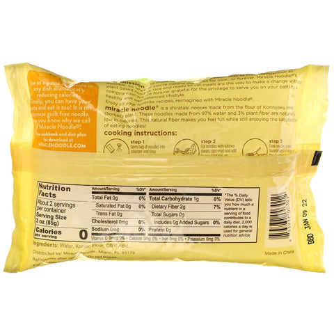 Miracle Noodle, Fettuccine Style, 7 oz (200 g)