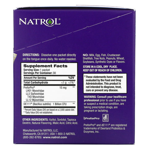 Natrol, Immune-Biotic, Orange, 1 Billion CFU, 30 Packets