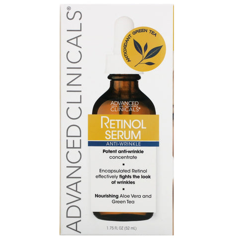 Advanced Clinicals, Retinol Serum, Anti-Wrinkle, 1.75 fl oz (52 ml)