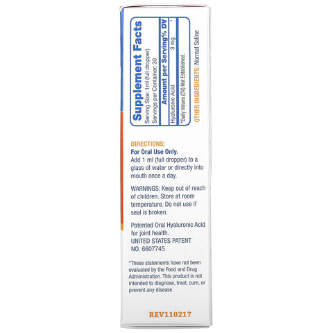 Hyalogic, Hyaluronic Acid, Synthovial Seven, 1 oz (30 ml)