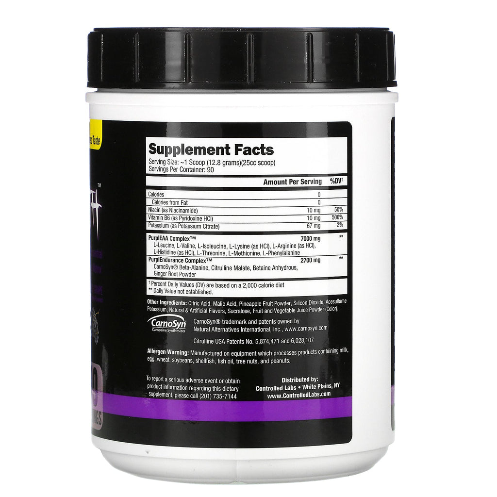 Controlled Labs, Purple Wraath, Juicy Grape, 2.39 lbs (1084 g)