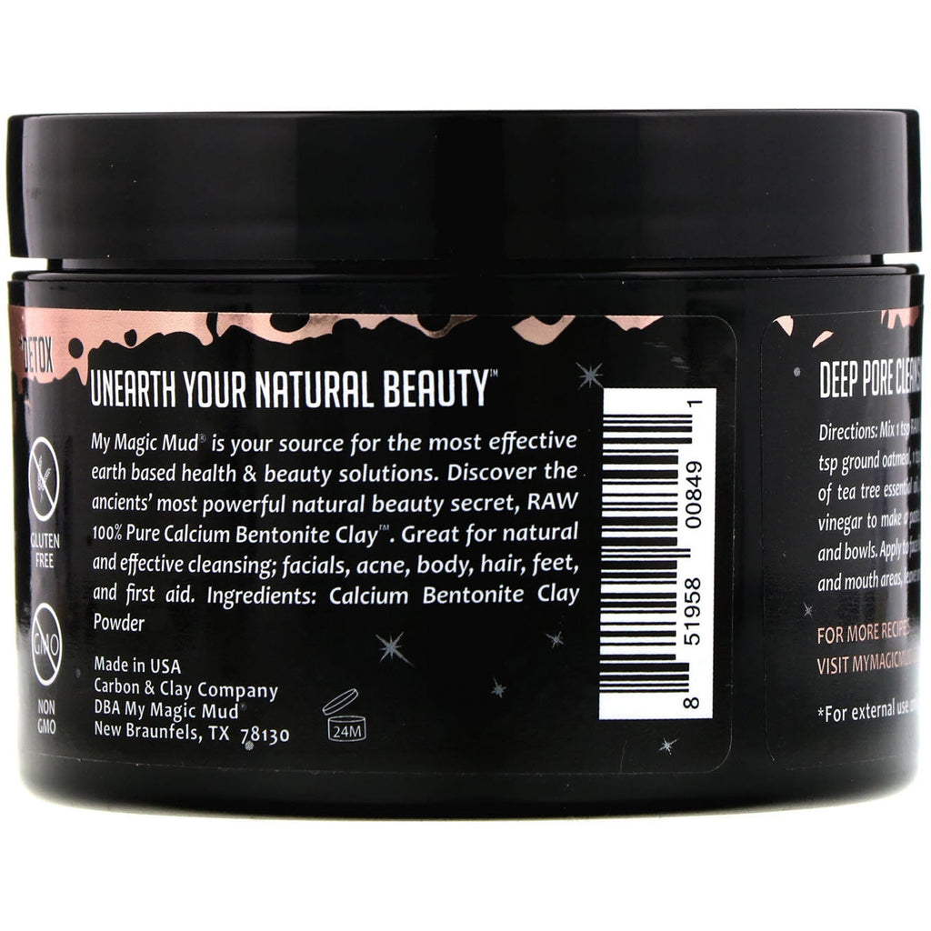 My Magic Mud, Raw 100% Pure, Calcium Bentonite Clay, 5.5 oz (155.9 g)