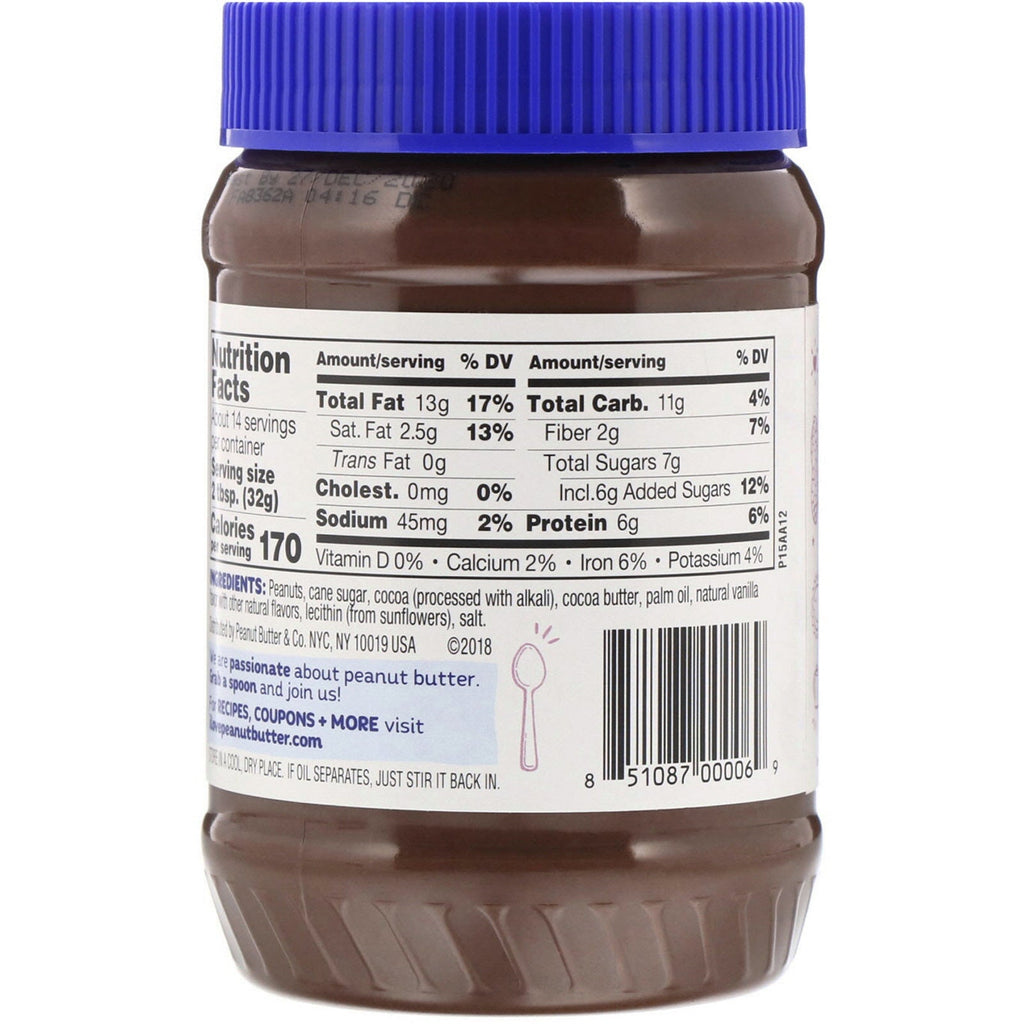 Peanut Butter & Co., Peanut Butter Spread, Dark Chocolate Dreams, 16 oz (454 g)