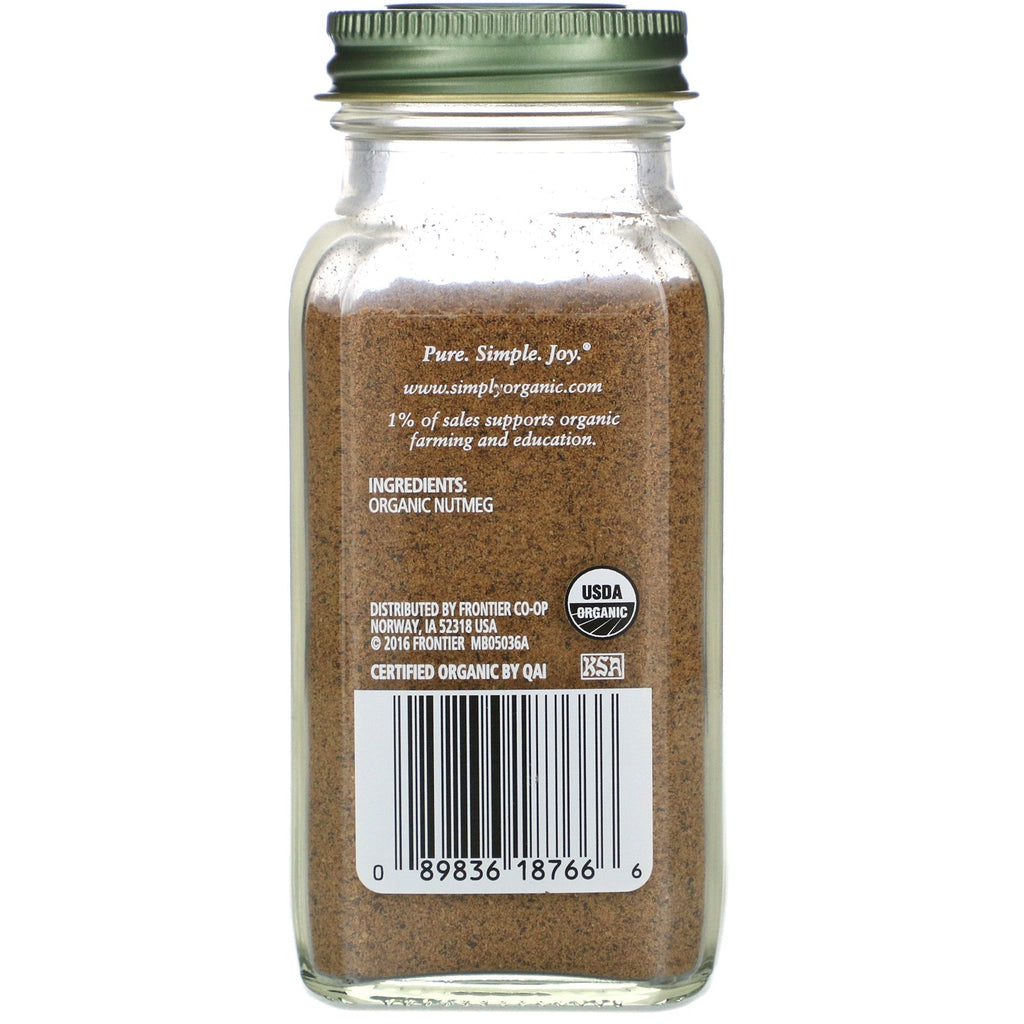 Simply , Ground Nutmeg, 2.30 oz (65 g)