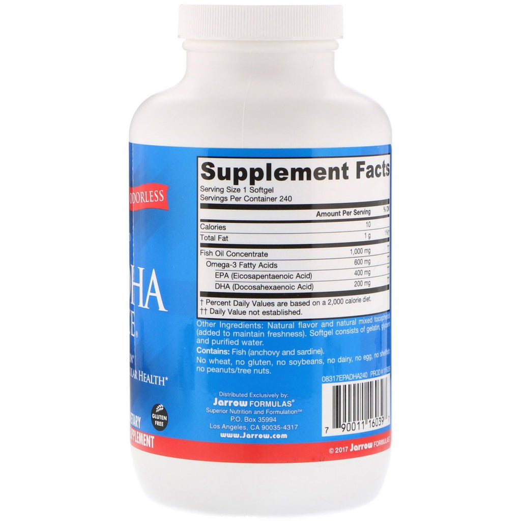 Jarrow Formulas, EPA-DHA Balance, 240 Softgels