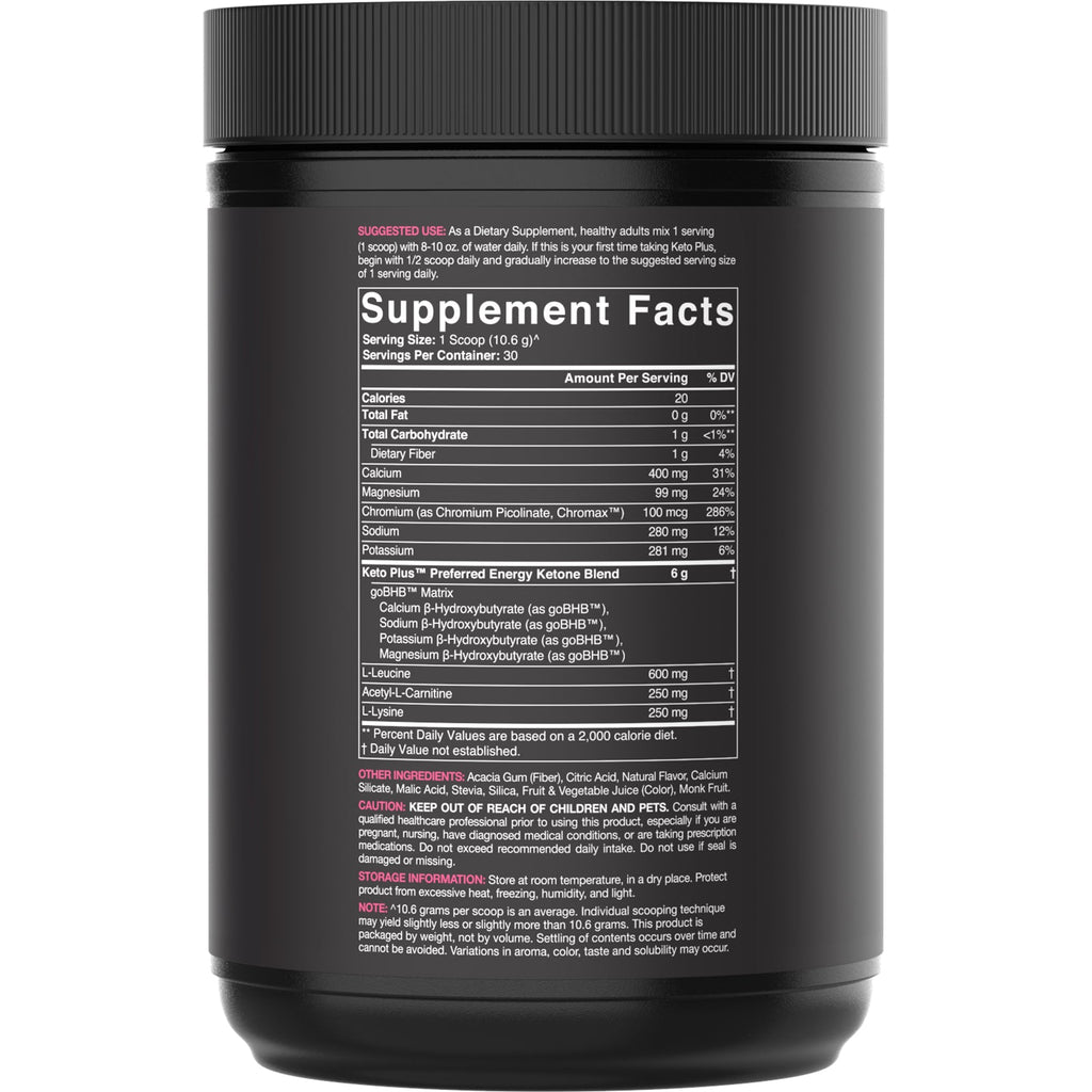 Sports Research, Keto Plus, GO BHB +, Raspberry Lemonade, 11.2 oz (318 g)