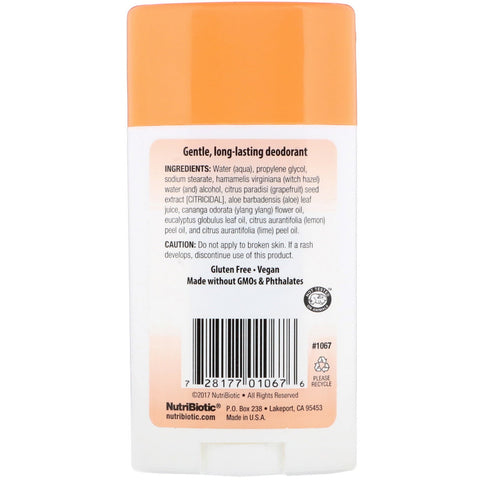 NutriBiotic, Deodorant, Mango Melon, 2.6 oz (75 g)