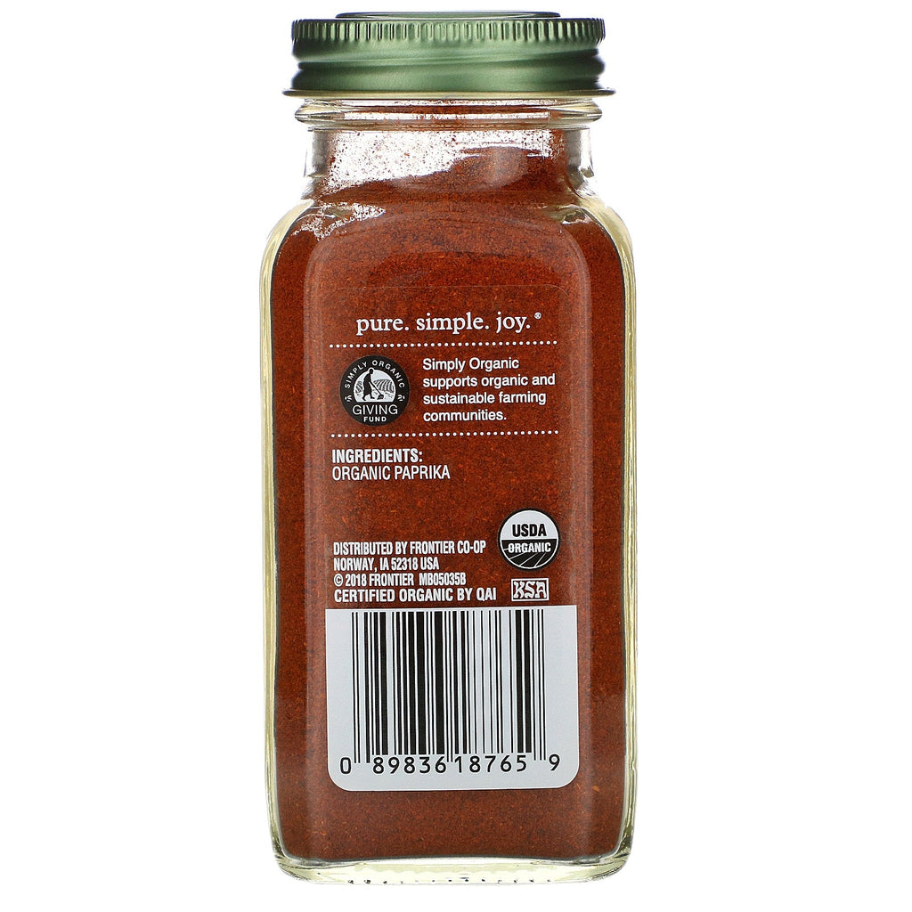 Simply , Paprika, 2.96 oz (84 g)