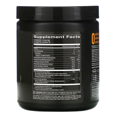 Sierra Fit, Pre-Workout Powder, Mango, 9.5 oz (270 g)