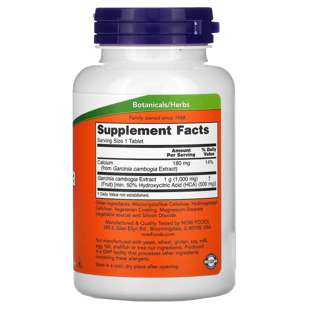 Now Foods, Garcinia, 1,000 mg, 120 Tablets