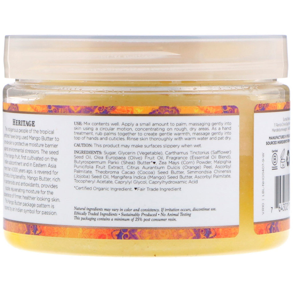 Nubian Heritage, Hand & Body Scrub, Mango Butter, 12 oz (340 g)