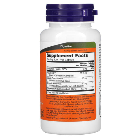 Now Foods, Gastro Comfort with PepZin GI, 60 Veg Capsules