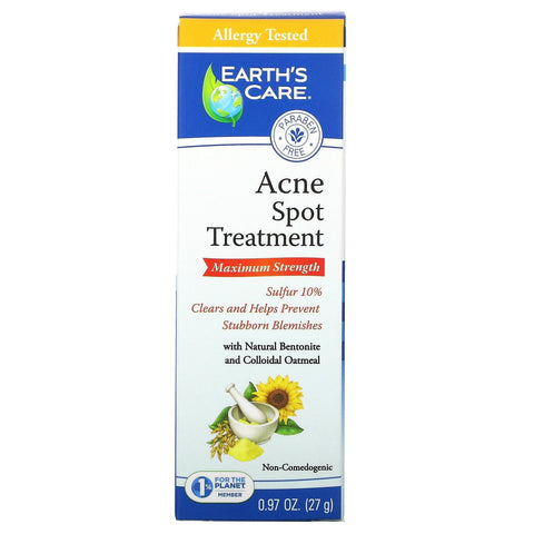 Earth's Care, Acne Spot Treatment, Maximum Strength, 0.97 oz (27 g)