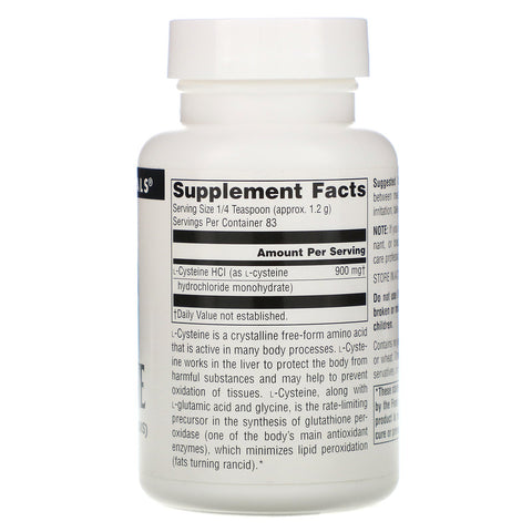 Source Naturals, L-Cysteine, 3.53 oz (100 g)