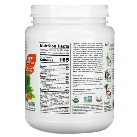 Sunfood,  Supergreens & Protein, 2.2 lb (997.9 g)