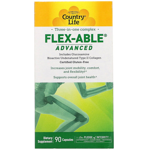 Country Life, Three-In-One Complex, Flex-Able Advanced, 90 Capsules