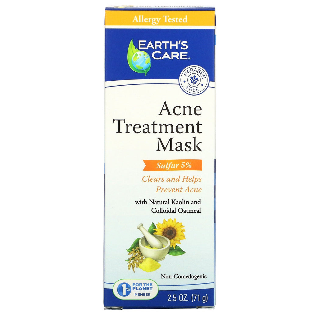 Earth's Care, Acne Treatment Beauty Mask, 2.5 oz (71 g)