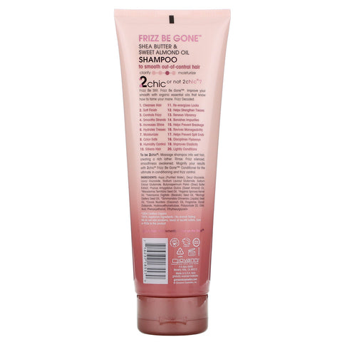 Giovanni, 2chic, Frizz Be Gone Shampoo, Shea Butter + Sweet Almond Oil, 8.5 fl oz (250 ml)