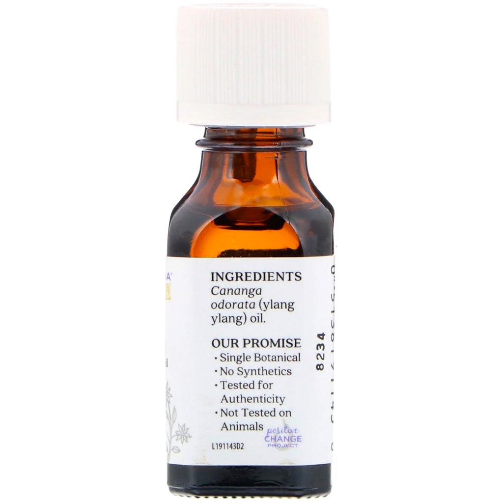 Aura Cacia, Pure Essential Oil, Ylang Ylang III, .5 fl oz (15 ml)