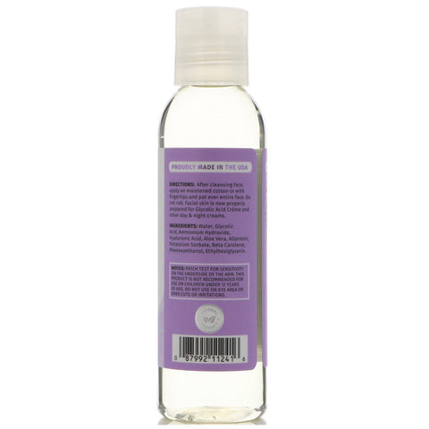 Reviva Labs, Glycolic Acid Facial Toner, 4 fl oz (118 ml)