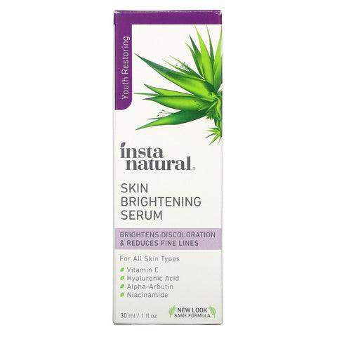 InstaNatural, Skin Brightening Serum, Youth Restoring, 1 fl oz (30 ml)