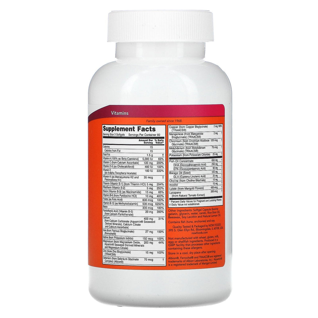 Now Foods, Prenatal Gels + DHA, 180 Softgels