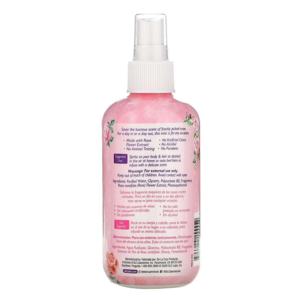 De La Cruz, Rose Water Body Mist, 8 fl oz (236 ml)