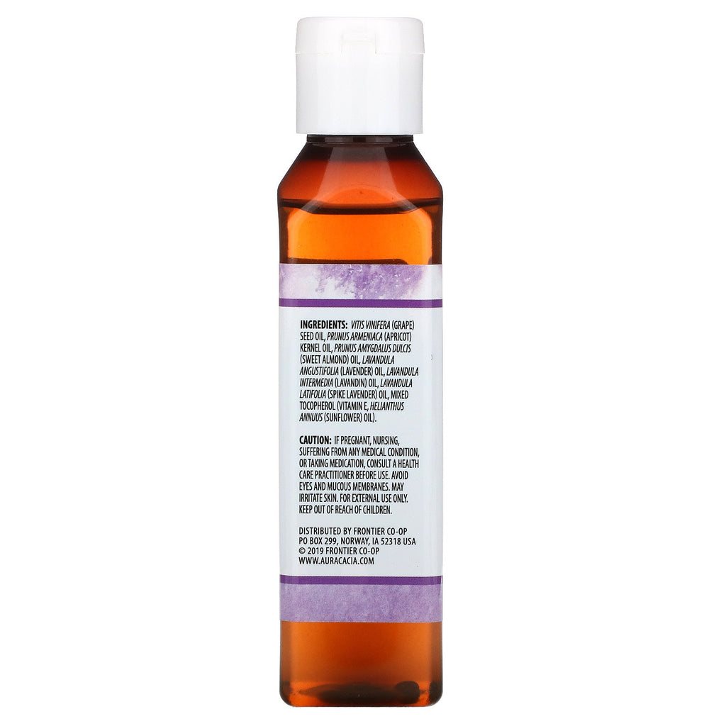 Aura Cacia, Aromatherapy Body Oil, Relaxing Lavender, 4 fl oz (118 ml)