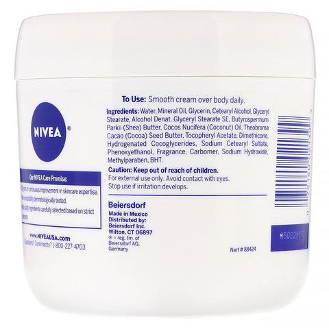 Nivea, Body Cream, Cocoa Butter, 15.5 oz (439 g)