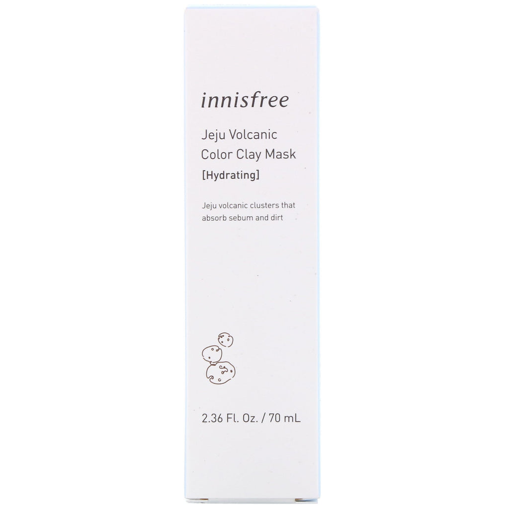 Innisfree, Jeju Volcanic Color Clay Mask, Hydrating, 2.36 fl oz (70 ml)