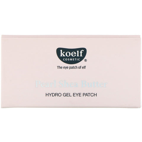 Koelf, Pearl Shea Butter, Hydro Gel Eye Patch, 60 Patches