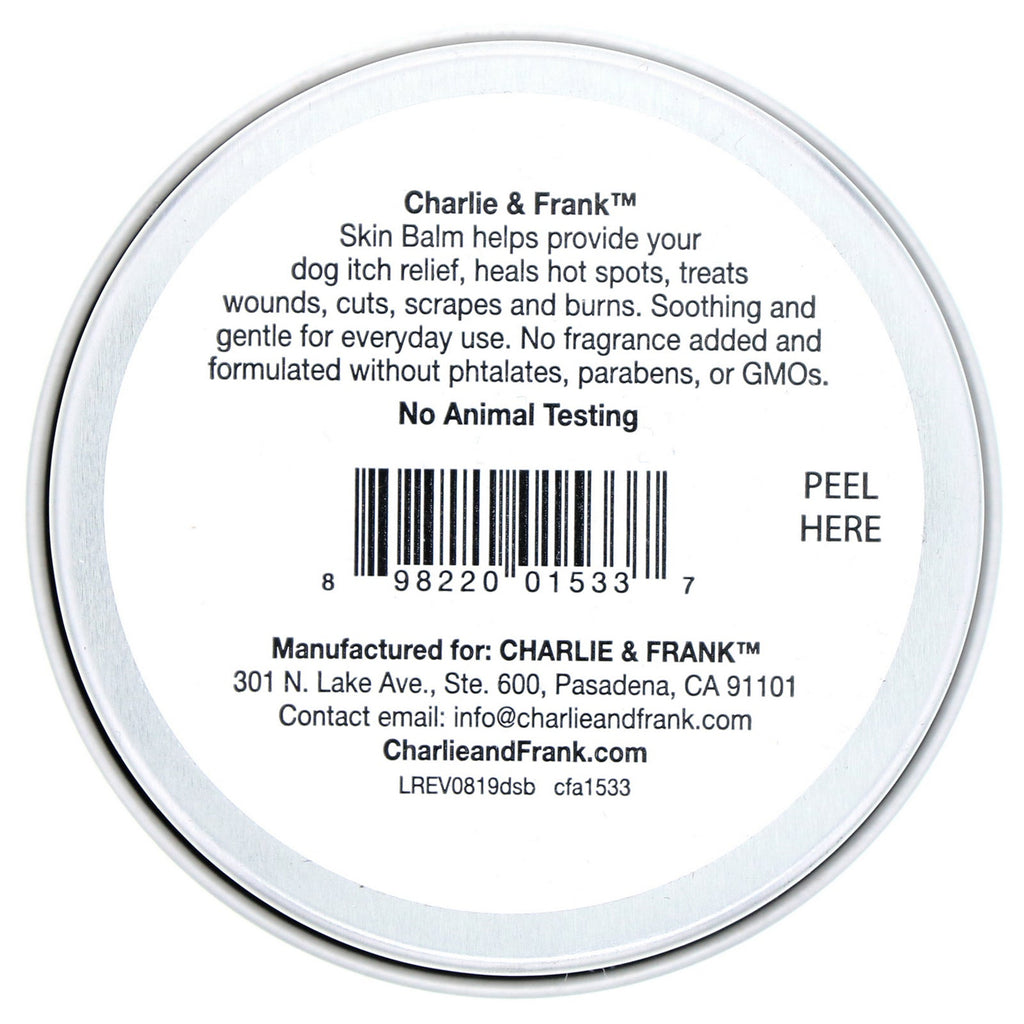 Charlie & Frank, Dog Skin Balm, 2 oz (56.6 g)