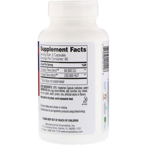 Enzymedica, Candidase, 120 Capsules