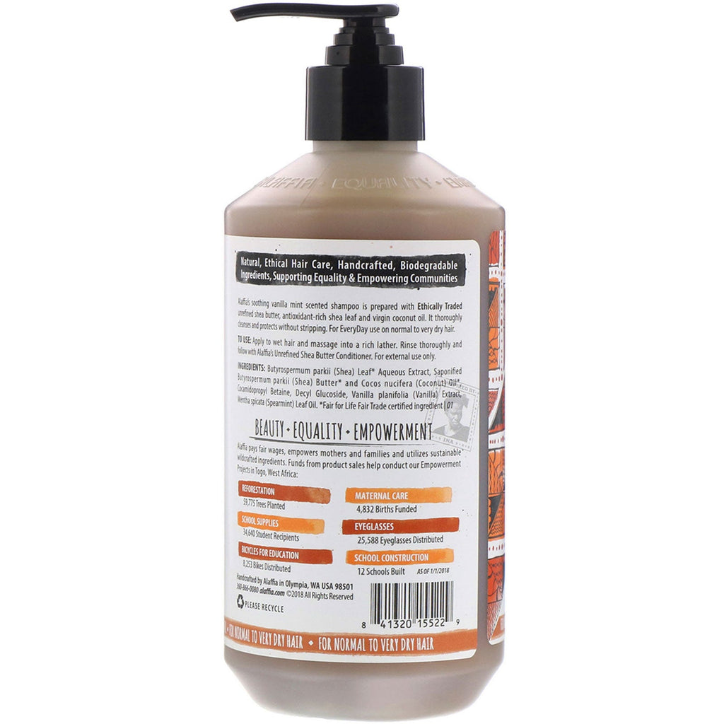 Everyday Shea, Shampoo, Vanilla Mint, 16 fl oz (475 ml)