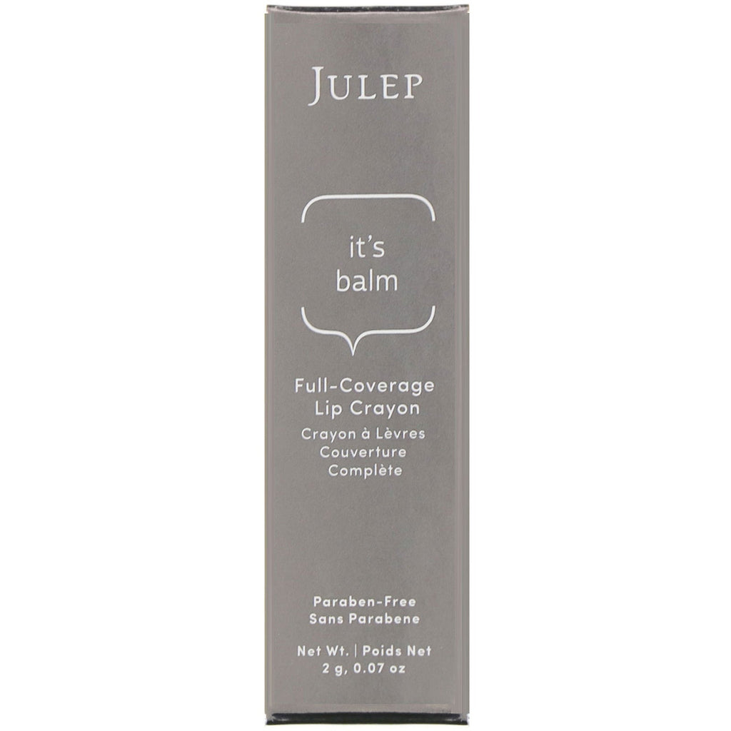 Julep, It's Balm, Full-Coverage Lip Crayon, Apricot Nude Creme, 0.07 oz (2 g)