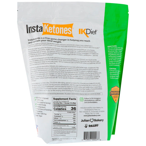 Julian Bakery, InstaKetones, Unflavored, 2.83 lbs (1,283 g)