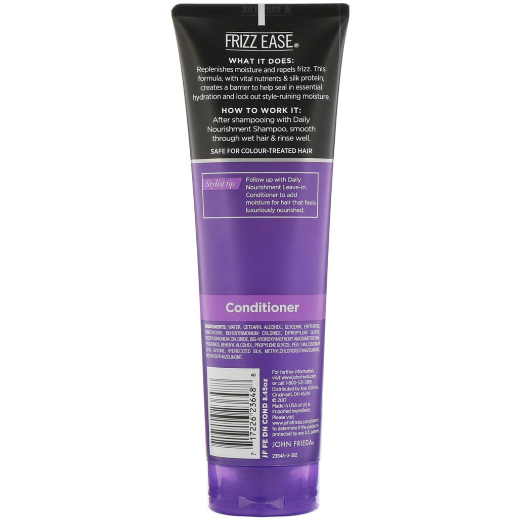 John Frieda, Frizz Ease, Daily Nourishment Conditioner, 8.45 fl oz (250 ml)