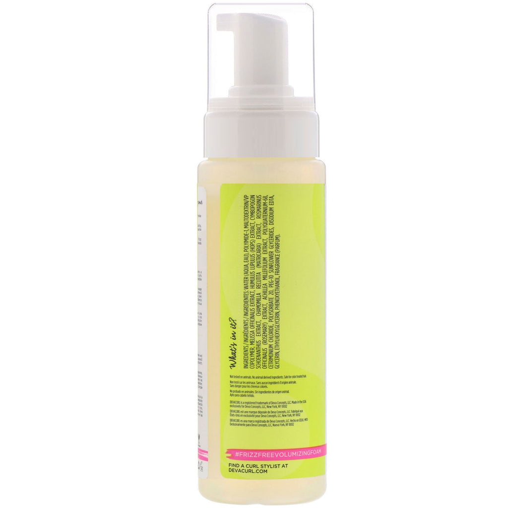 DevaCurl, Frizz-Free, Volumizing Foam, Lightweight Body Booster, 7.5 fl oz (222 ml)