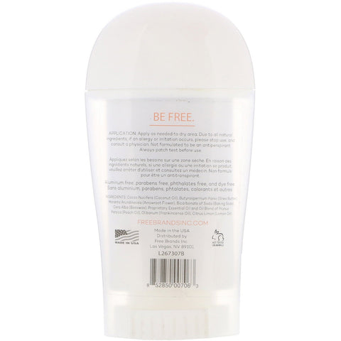 Freedom, Deodorant, Frankincense Peach, 1.9 oz (55 g)